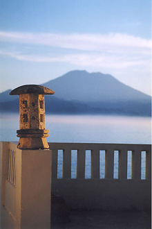 Photo of Balinese volcano